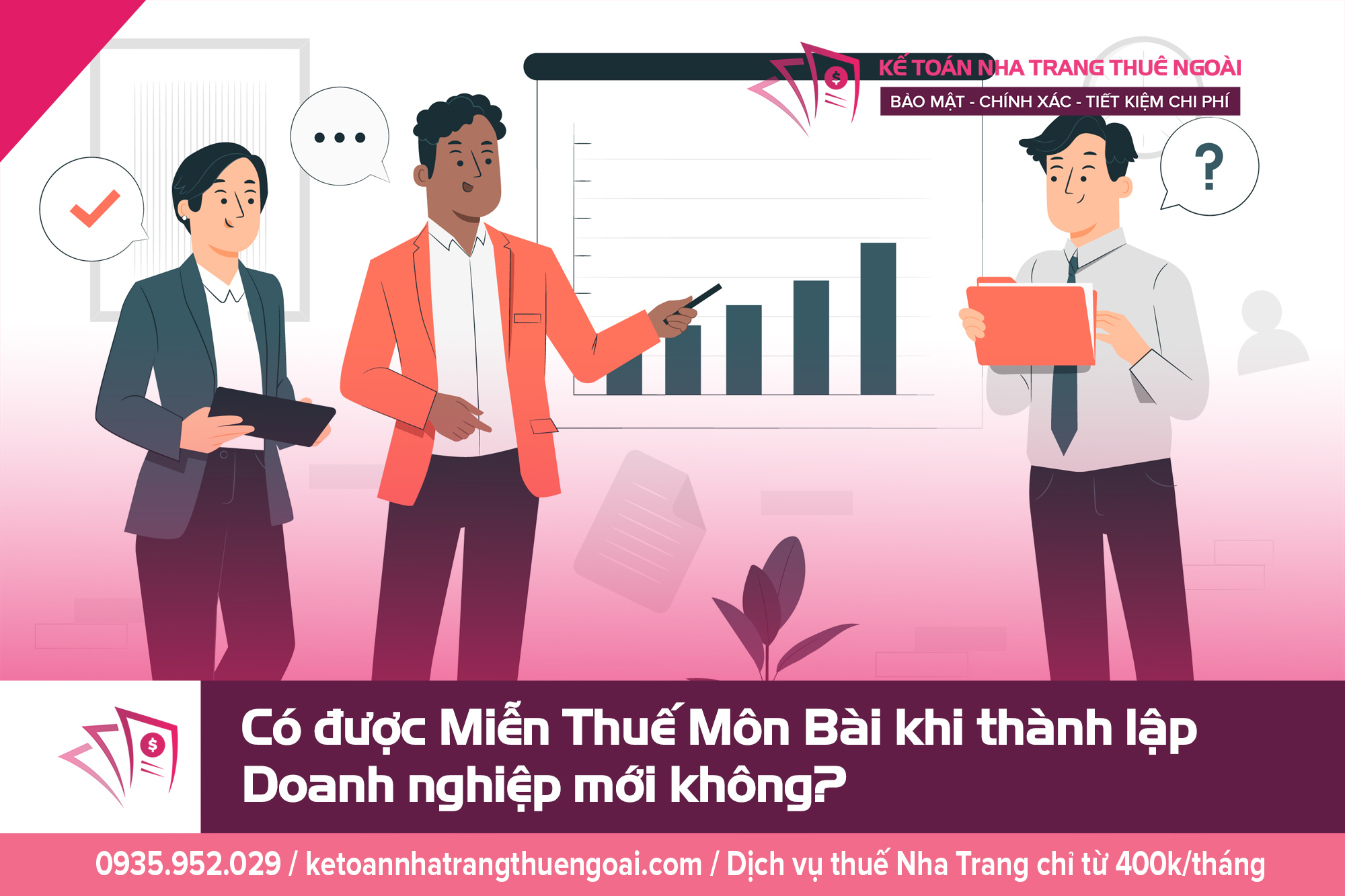 Có được Miễn Thuế Môn Bài khi thành lập Doanh nghiệp mới không?