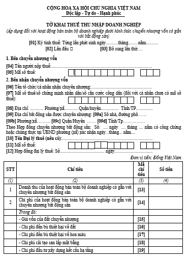 [Mới Nhất 2024] Mẫu Tờ Khai Thuế TNDN Mẫu 06 Theo Thông Tư 80 | Ketoannhatrangthuengoai.com