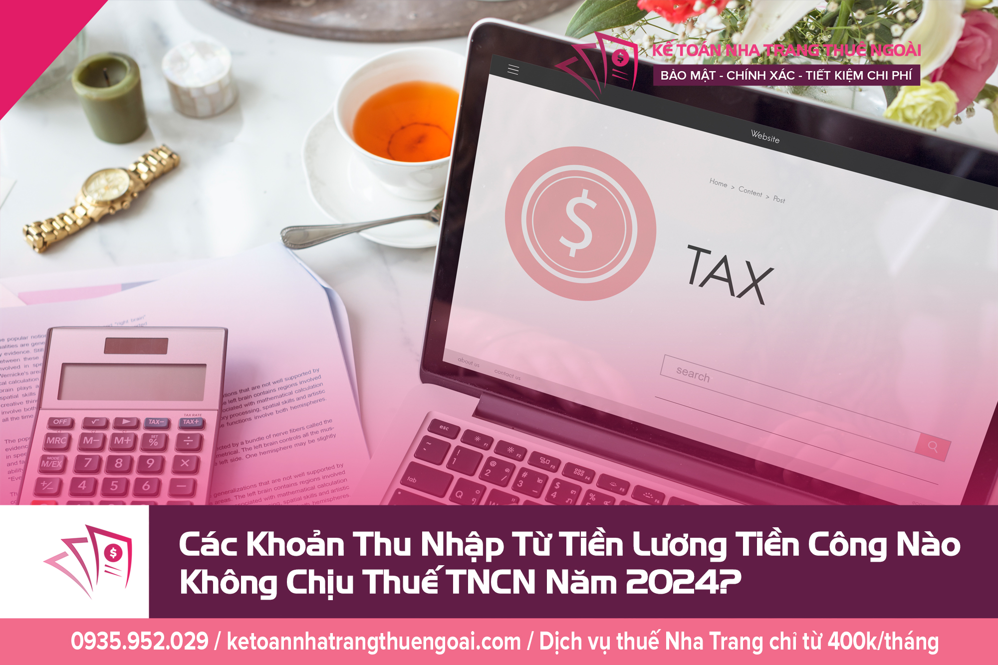 Các Khoản Thu Nhập Từ Tiền Lương Tiền Công Nào Không Chịu Thuế TNCN Năm 2024?