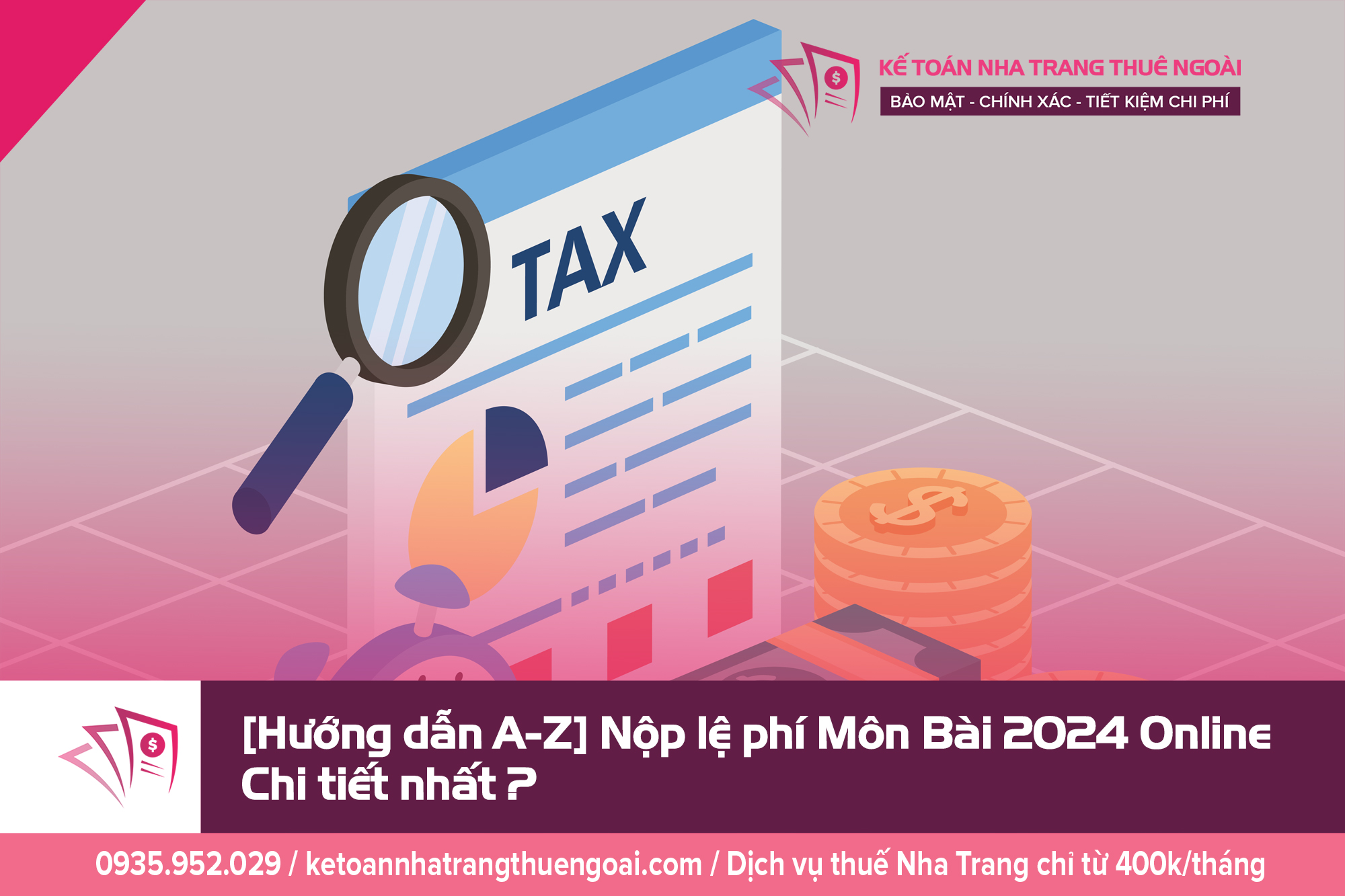 [Hướng dẫn A-Z] Nộp lệ phí Môn Bài 2024 Online Chi tiết?